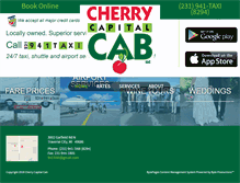 Tablet Screenshot of cherrycapitalcab.com